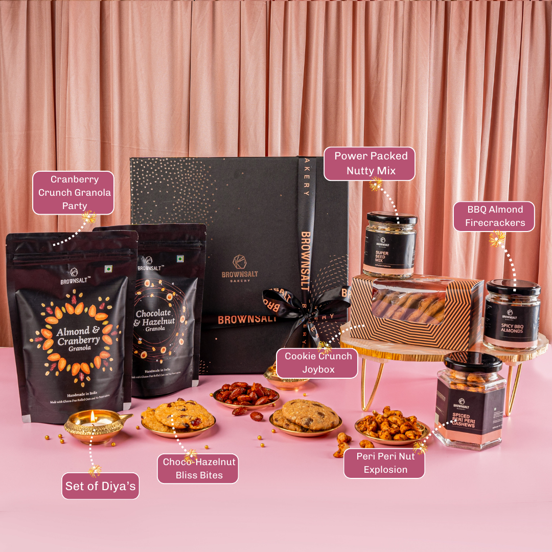 The Grand Diwali Delight Hamper - Brownsalt Bakery