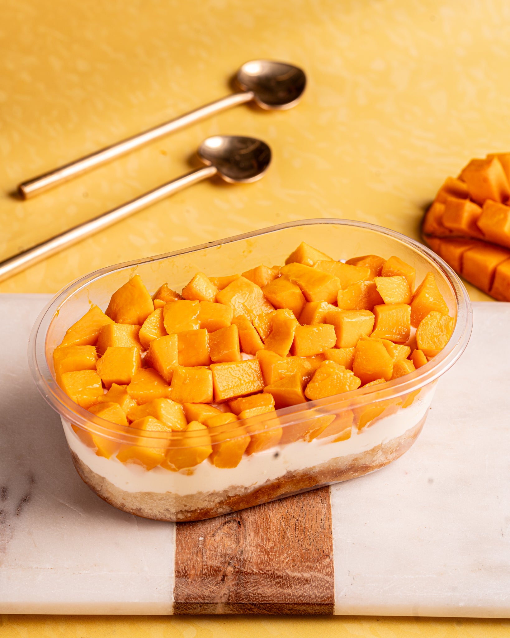 Mango Fresh Cream Tub - Brownsalt Bakery