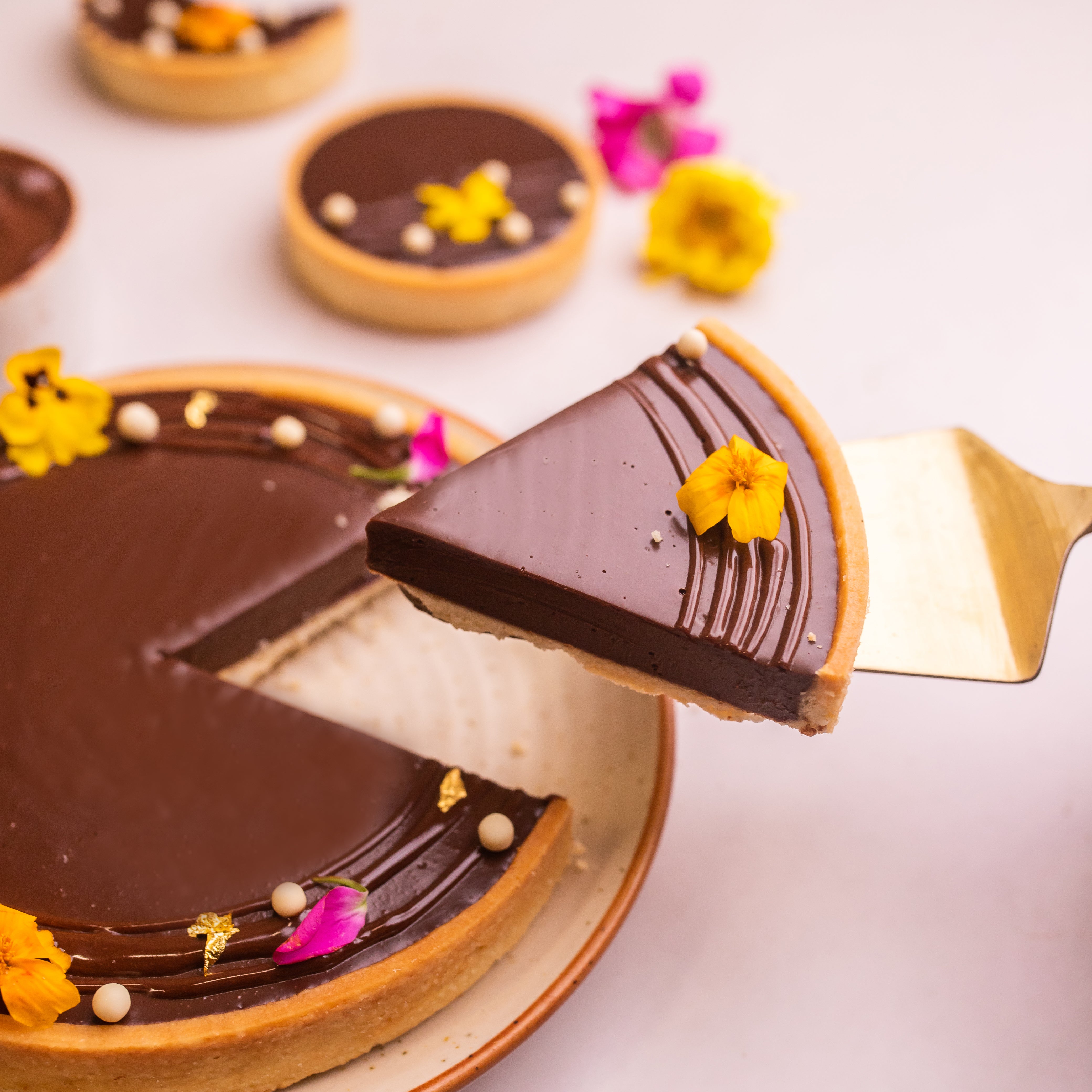 Chocolate Tart (7 inch) - Brownsalt Bakery