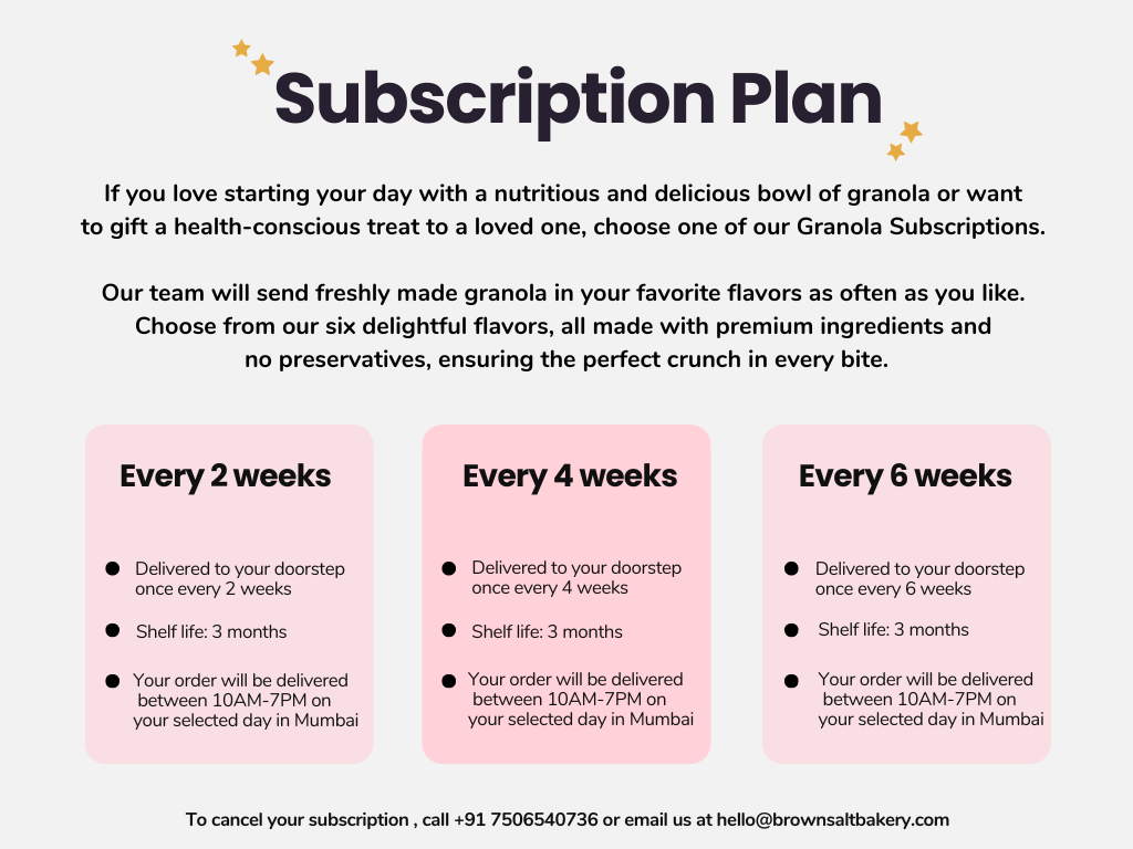 Dates and Jaggery Granola - Brownsalt Bakery