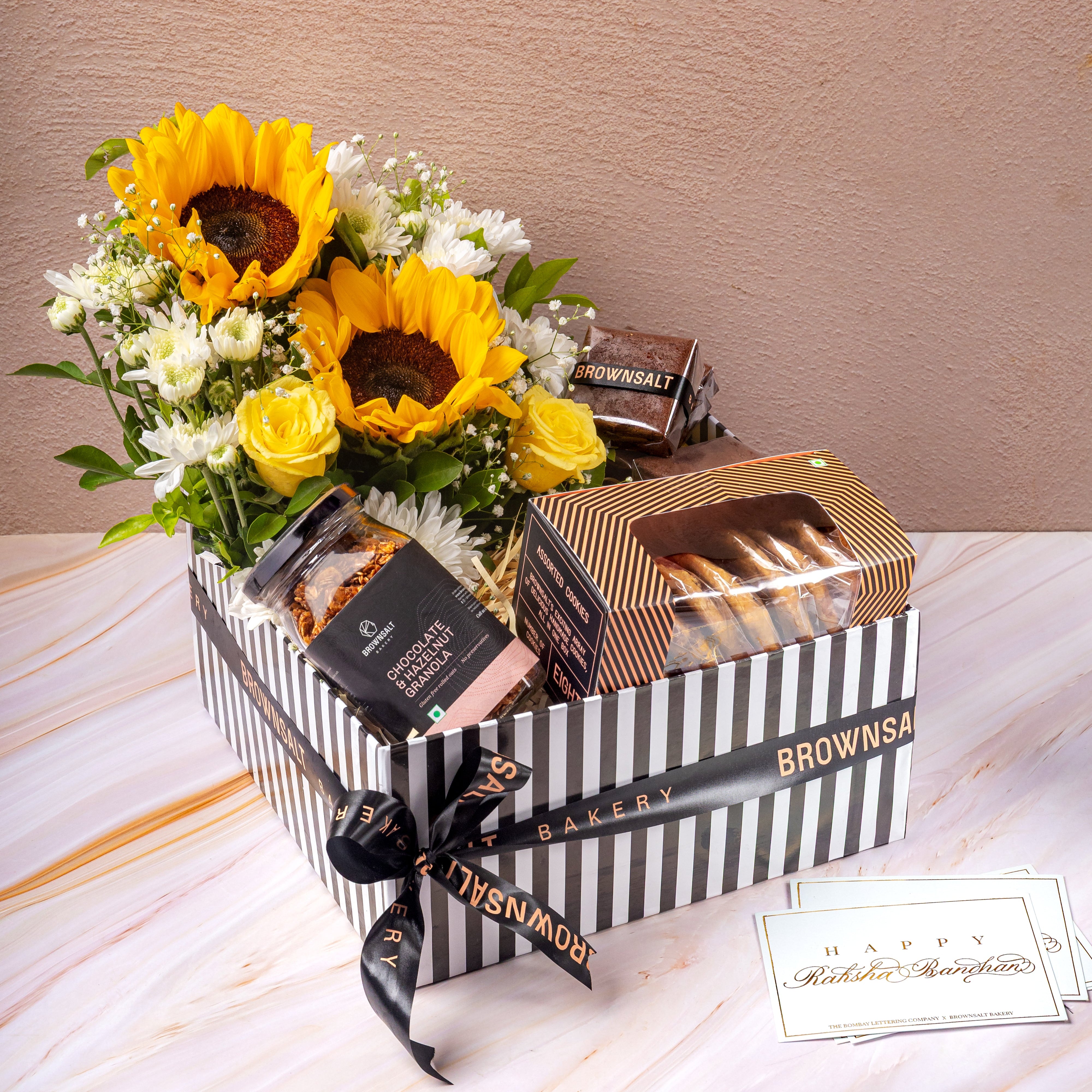 Rakhi Floral Hamper - Brownsalt Bakery