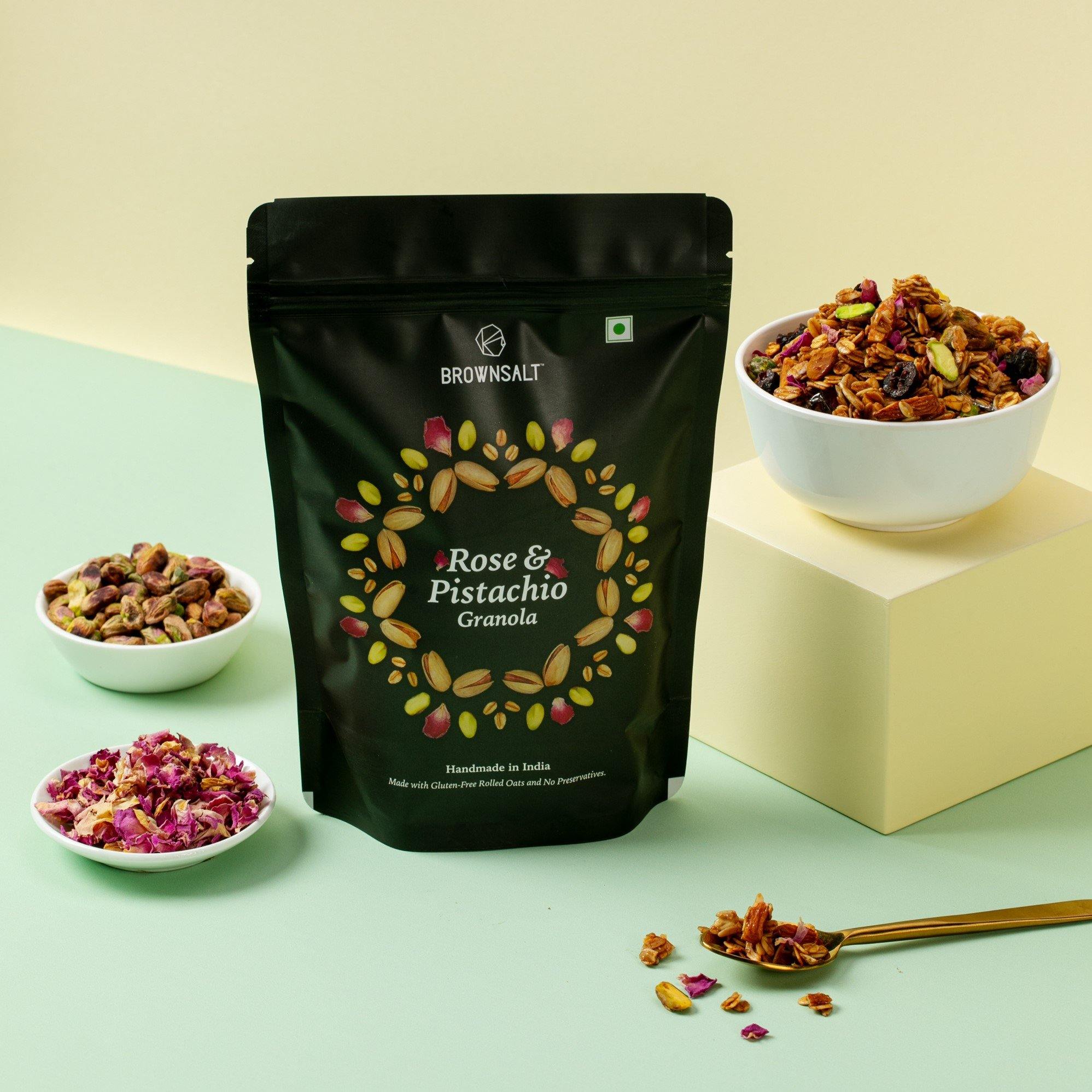 Rose and Pistachio Granola Pack