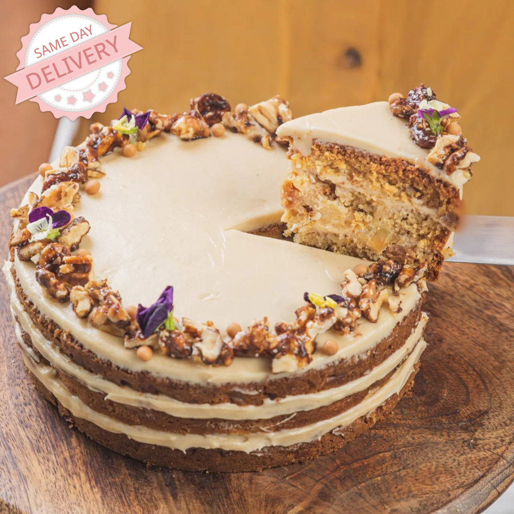 Simple Wholemeal Apple Cake (Vegan) - Domestic Gothess