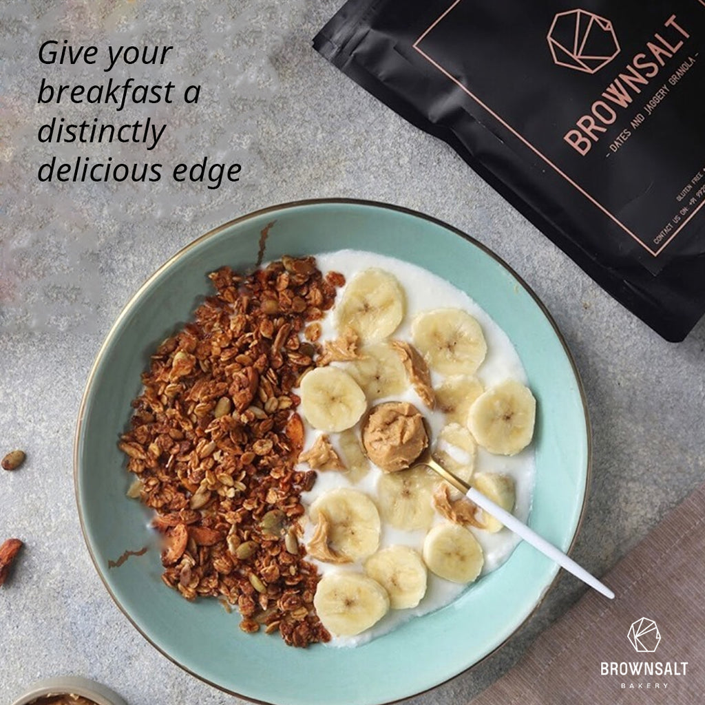 Buy Sugarfree Dates and Jaggery Granola - Brownsalt Bakery