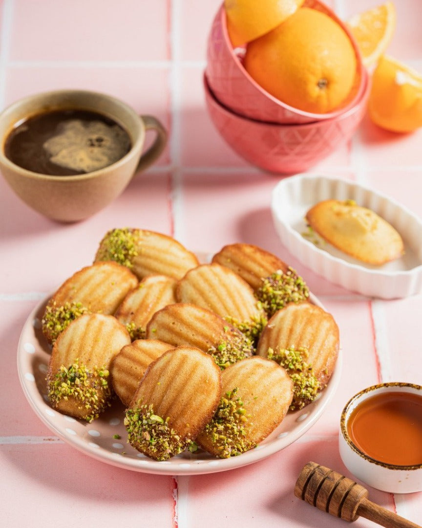Orange & Honey Madeleines (Contains Egg) - Brownsalt Bakery